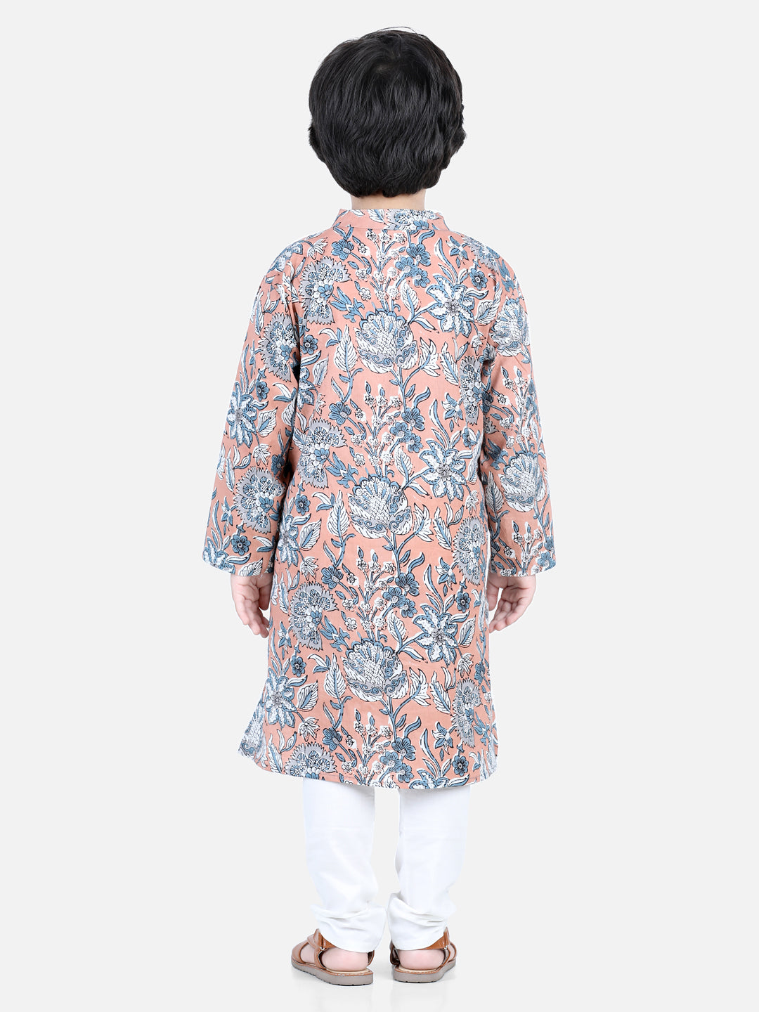 Aww Hunnie Floral Butti Cotton Kurta & Pajama Set for Kids