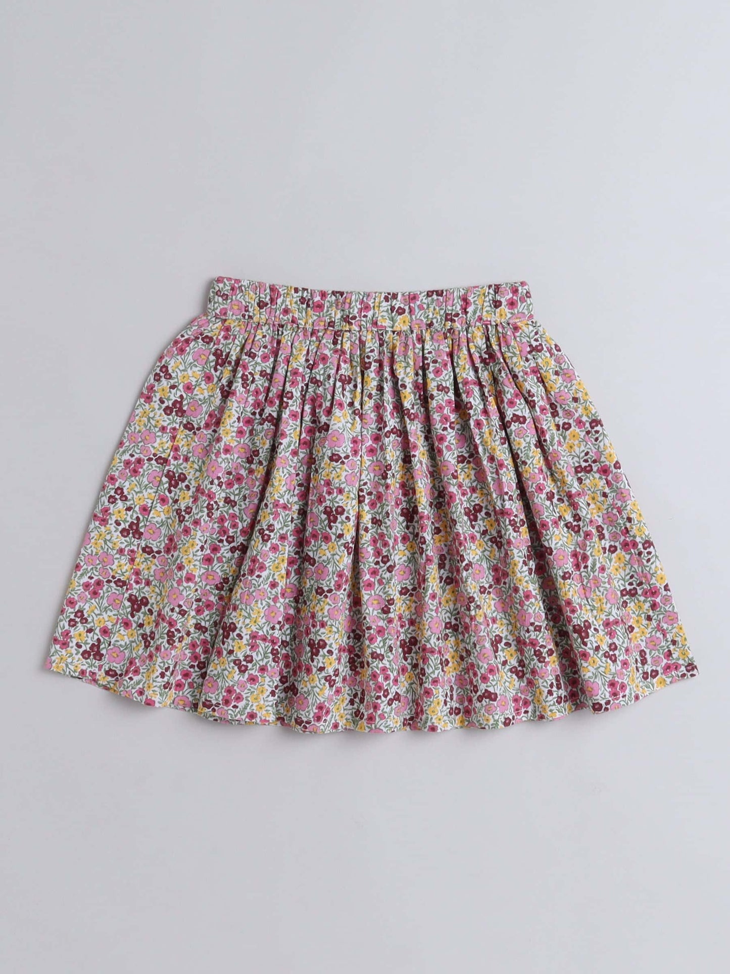 Girls One Shoulder Frill Top & Skirt Set – Stylish & Feminine - Pure, Chemical-Free Kidswear