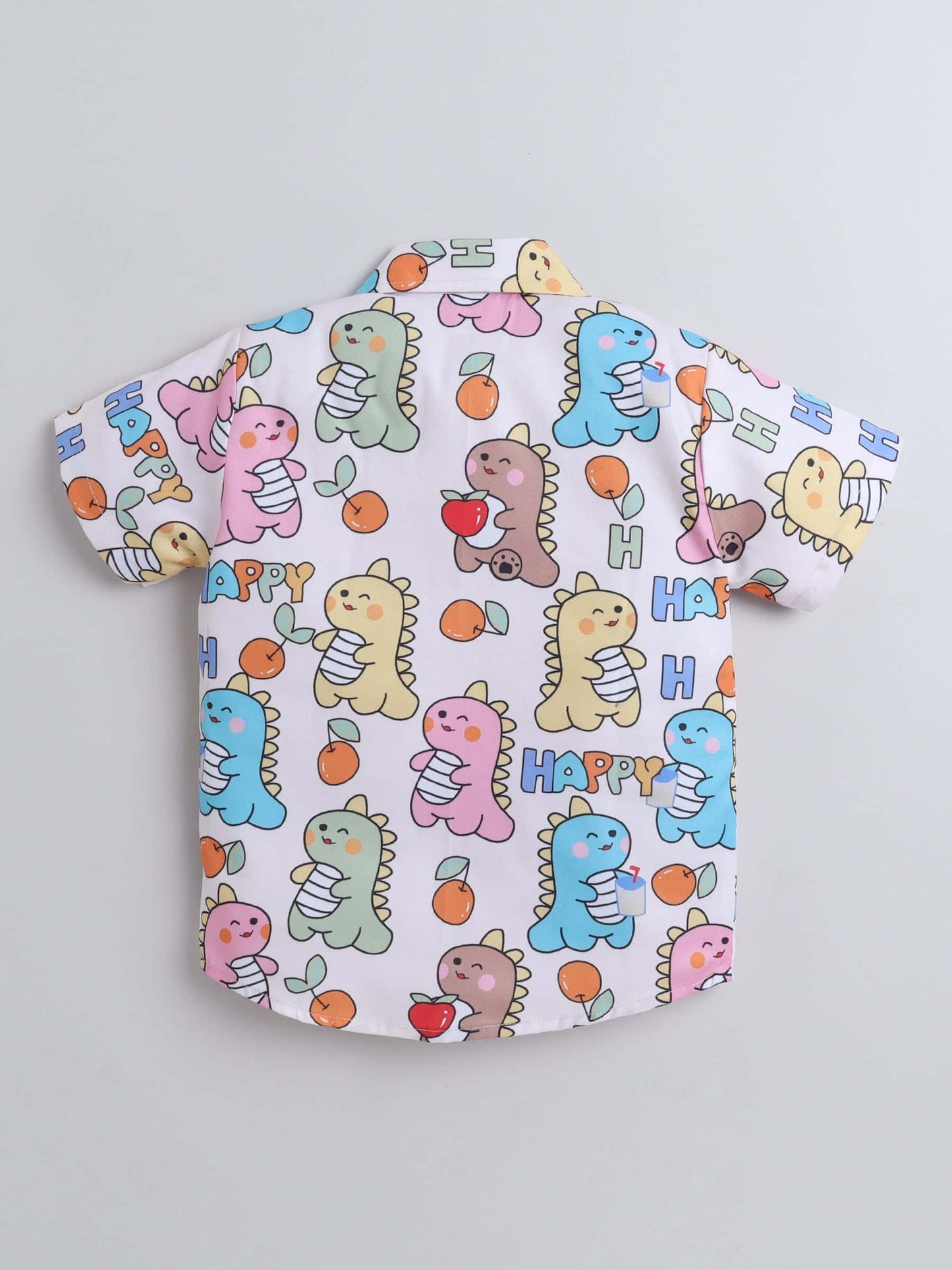 Boys Printed Shirt & Short Set – Stylish Casual Outfit - Pure, Chemical-Free Kidswear
