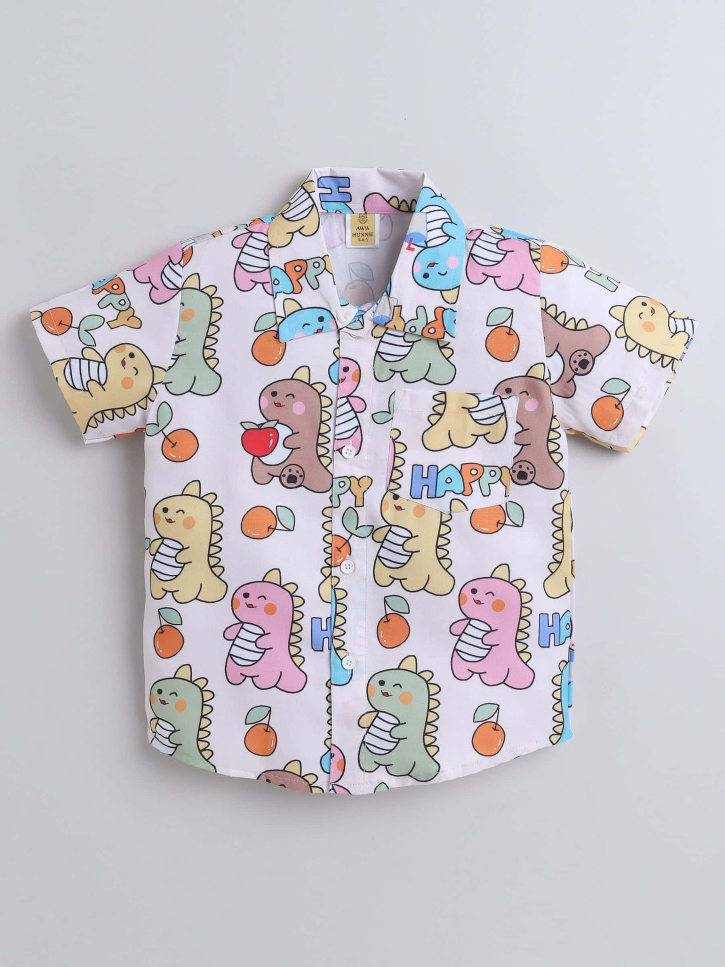Boys Printed Shirt & Short Set – Stylish Casual Outfit - Pure, Chemical-Free Kidswear