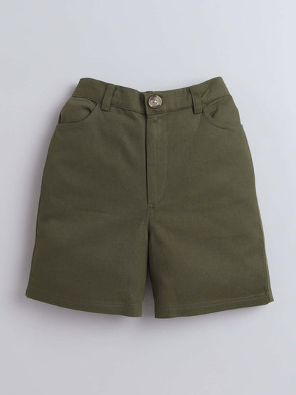 Boys Printed Shirt & Short Set – Stylish Casual Outfit - Pure, Chemical-Free Kidswear